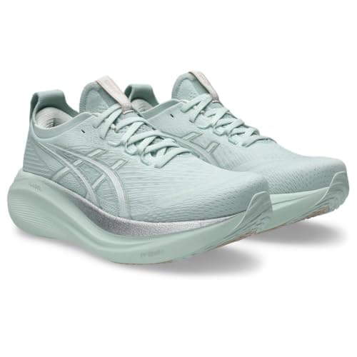 ASICS Damen Gel-Nimbus 27 Sneaker, Pure Aqua White, 40 EU