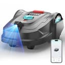 YARDCARE M800Plus Robot Tagliaerba senza filo Perimetrale, GPS, fino a 800 m²,Visione AI, Taglio a U,Riconoscimento Intelligente Ostacoli,Controllo APP（Nero e rosso） - 1