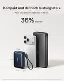 Baseus AC22 Mini Powerbank 20000mAh, 45W PD Power Bank Klein mit Integriertem USB-C Kabel, Externe Handyakkus Im Taschenformat für iPhone 17/16/15, Samsung S26/S25 Ultra, iPad, Pixel 10/9 - 6