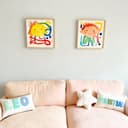 Cuscino decorativo personalizzato con ago perforato, cuscino con nome personalizzato fatto a mano per la camera dei bambini, cuscino con iniziale ricamo per la cameretta dei bambini, regalo ideale per - 7