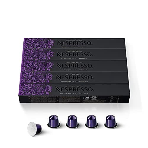 Nespresso Original Arpeggio Confezione da 50 capsule di caffè, intensità 9, per ristretto ed espresso (5 confezioni da 10)
