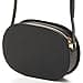 Michael Kors Jet Set Travel Medium Saffiano Leather Crossbody Oval Bag, black - 6