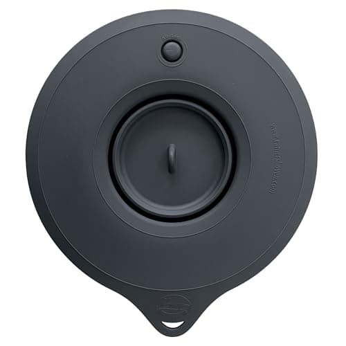 Kenny Professional Silikon Profi-Frischhaltedeckel "Überzieher" kompatibel mit Kenwood Cooking Chef XL Connect, spülmaschinenfest mit Airlock-Ventil (Anthrazit)