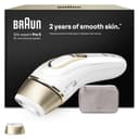 Braun Smart IPL Geräte Haarentfernung Silk·expert Pro 5 — Professionelle Dauerhafte und Schmerzfreie Laser Haarentfernung für Zuhause, Designed in Germany — Inkl. Etui, 1 Aufsatz — PL5100, Weiß/Gold - 1