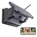 Solar Telecamera Retromarcia Wireless, WiFi Telecamera Posteriore per Auto, HD 1080P Visione Notturna, 9600 mAh Batteria Ricaricabile, Base Magnetica per Camion, Camper, Furgone, Rimorchio - 1