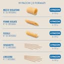 De Cecco Pasta Integrale, Kit 19 Pezzi | Spaghetti, Linguine, Penne Rigate, Mezzi Rigatoni, Fusilli | Multipack Convenienza di Pasta Integrale di Grano Duro Trafilata al Bronzo - 2