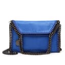 Borsa Tracolla Donna Borse a tracolla con catena da donna, borse morbide, stile alla moda(Blue) - 6