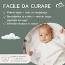 MIRARI Kids ® Coperta Neonato in Lana Merino 100% - 75x100cm - Invernale per Carrozzina - 3