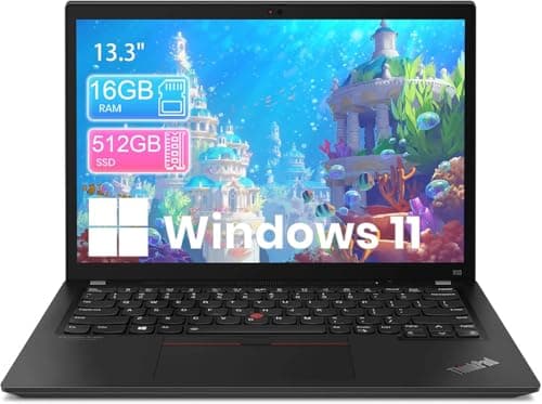 Lenovo ThinkPad X13 Gen 2 FHD Laptop, 11th Gen Intel Core i5-1145G7, 16GB RAM, 512GB SSD, HDMI, Thunderbolt, Japaness Keyboard, Windows 11 Pro (Refurbished)