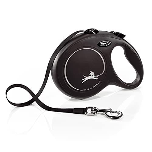 Flexi New Classic L Strap 8 m black for dogs up to 50 kg