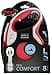 flexi New Comfort 4000498043806 Roll-Up Lead Large Red L 8 m Small & flexi Giant L Strap for Dogs up to 50 kg - 3