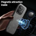 Lucyliy Compatible with Realme GT Neo6 Phone Case Skin-friendly feel, built-in magnetism, anti-drop protection Dark grey - 6