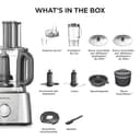 Kenwood Robot da Cucina MultiPro Express FDP65.590SI con Ampia Gamma di Accessori, Ciotola di Capacità 3 L, Potenza 1000 W, 2 Velocità Più Pulse, Argento - 7