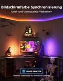 Govee Light Bars Pro for Gaming, verbesserte 16-Zoll Smart LED Lichtleisten mit dreiseitiger RGBIC Beleuchtung und WLAN für PC, Monitor, 60+ Szenenmodi, funktioniert mit Alexa und Google Home - 5