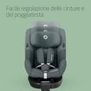 Maxi-Cosi Mica 360 S, Seggiolino Auto Girevole 360, 3 Mesi-4 Anni (61-105 cm), Seggiolino Auto Isofix, Rotazione FlexiSpin, 5 Posizioni Reclinate, Protezione G-CELL, Ganci per Cinture, Tonal Graphite - 7