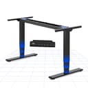 FLEXISPOT Telaio da tavolo regolabile in altezza, doppio motore e gambe a 3 livelli, scrivania regolabile in altezza, telaio con indicatore di altezza LED, 4 posizioni di memoria e protezione contro - 1