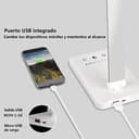 SLATOR Lámpara Escritorio LED, Flexo de Escritorio (Cuidado Ocular, Puerto USB, 5 Modos,10 Niveles de Brillo,Temporizador de 30/60min, Función de Memoria) - 6