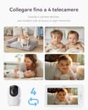 Comfyer Vigilabebés con 2x Cámara, 6000mAh Camara Vigilancia Bebe Inteligente con Pantalla LCD de 7", VOX, Zoom 2X 4X, Visión Nocturna, Monitoreo de Temperatura, Despertador, Comunicación Bidirecciona - 10