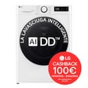 LG AI DD D4R5010TSWS Lavasciuga 10 / 6kg Serie R5 Classe A-10%/D, Lavatrice e Asciugatrice Insieme, 1400 giri, TurboWash360, Steam, Eco Hybrid, Allergy Care, Motore Inverter Direct Drive, Bianca - 2