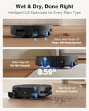 ECOVACS DEEBOT T90 PRO Omni Robot Vacuum and Mop,30,000Pa Blast Suction,OZMO Roller 3.0 Mopping,ZeroTangle 4.0,Hot Water Wash & 145°F Air Dry, AI Obstacle Avoidance (With 2L Cleaning Solution) - 7