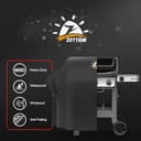 Zettum Funda para Barbacoa de 121 cm - 7138 para Parrilla de Weber Spirit Serie 200, Resistente e Impermeable, Cubierta de Poliuretano para Weber Spirit II 200 Series, Spirit II E210 (121x45x106cm) - 3