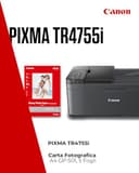 Canon PIXMA TR4755i stampante multifunzione wireless 4 in 1, Stampa, Scansione, Copia, Fax - Fronte/Retro, ADF 20 Fogli, PIXMA Print Plan, Nero - Include Carta Fotografica A4 GP-501, 5 Fogli - 2