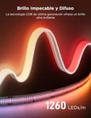 Govee COB Tira de Luces LED Pro 3m, Tira LED Inteligente Compatible con Alexa, Google Assistant y Matter, RGBICW Strip Light con Blanca Cálida, Cambia de Color, Luces para Dormitorio, Gabinete, Fiesta - 2