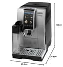 De'Longhi Dinamica Plus ECAM380.85.SB, Macchina Automatica Caffè in Chicchi, Macchina Cappuccino con Sistema LatteCrema Hot, Macchina Caffè dal Chicco alla Tazza, 24 Ricette, TFT 3,5", Argento/Nero - 2