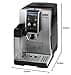 De'Longhi Dinamica Plus ECAM380.85.SB, Automatic Coffee Bean Machine, Fully Automatic Coffee Machine with LatteCrema Hot, Bean-to-Cup Coffee Machine with 24 Recipes, TFT 3.5 Inches, Silver/Black - 2