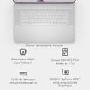 Dell XPS 16 (9640) Computer portatile 16'' schermo FHD+ 120Hz Infinity Edge, Intel Core Ultra 7 155H, NVIDIA Geforce RTX 4050, 16GB RAM, 1TB SSD, Windows 11 Pro, tastiera AZERTY retroilluminata - 2