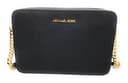 Michael Kors Jet Set Large East West Crossbody Black Saffiano - 1