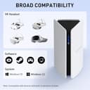 PRISMXR PC-VR Streaming Link Air Bridge Compatible with Meta Quest 3S/3/2, PICO 4, AX3000 WiFi 6 Router, Replace VR Air Link Cable, Wireless Stable and Fast - Puppis S1 - 6