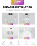 Oraymin Deckenlampe mit Fernbedienung, 24W RGB Farbwechsel LED Deckenleuchte mit APP-Steuerung, 2700K-6500K Schlafzimmerlampe, Dimmbar LED Lampe für Wohnzimmer, Kinderzimmer, Ø30CM - 7