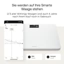 Withings Body — WIFI-verbundene Waage mit Gewichts- und BMI-Tracking, digitale Personenwaage mit App-Synchronisierung über Bluetooth oder WIFI, Weiß - 2