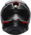 AGV K6 S Karve Casco, nero opaco/rosso/bianco, XL (61/62) - 4