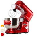 Klarstein Küchenmaschine mit 5L Schüssel, 1800W Profi Küchenmaschine mit Knethaken und Schneebesen mit 6 Stufen, Teigmaschine zum Rühren, Kneten und Aufschlagen - 1