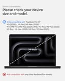 Spigen SafeView Magnetischer Blickschutzfilter für MacBook Pro 14 Zoll (M5 / M4 / M4 Pro / M4 Max / M3 Serie / M2 Serie / M1 Serie), Sichtschutzfilter, Anti-Fingerabdruck, Abnehmbare Magnetfolie - 2