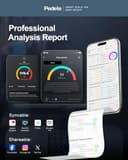 Scales for Body Weight and Fat,8-Electrode Smart Bathroom Scale,Rechargeable Wi-Fi 2.4GHz，Heart Rate & 50+ Body Composition,LED Display 180kg/400lb Capacity - 5