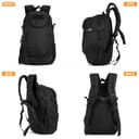 HUNTVP 25L Rucksack Herren Sportrucksack Motorrad Wasserdicht Schulrucksack Mini Tagesrucksack Militär Daypack Backpack Wanderrucksack für Arbeit Outdoor Sport Fitness Wandern - Schwarz - 7