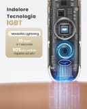 Haarlosy IPL Epilatore Luce Pulsata Indolore, 22J Epilatore Laser con Tecnologia Innovativa IGBT, Adatto per Uomini e Donne Corpo, Viso, Ascelle, Gambe (Bianco Avorio) - 3