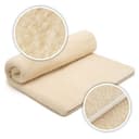 Best Wool Coperta Lana Merinos 180x200 cm - coperta Morbida in 100% lana di Pecora Merino - Coperta Grande e Soffice - Peso 1000 g/m2 - Materiale Traspirante - 4