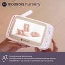 Motorola Nursery Baby monitor VM45 CONNECT con telecamera Wi-Fi e monitor da 5", visione HD 720p, comunicazione bidirezionale, controllo della temperatura, supporto per culla Stargrip, lunga portata - 3