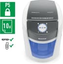 Leitz IQ OptiMax Office 550 P5 Micro-Cut Paper Shredder, Unique Bin Rotation Technology, 33% More Bin Capacity, 550 x A4 Sheets In Bin (35L), Shreds 12-10 Sheets (70-80 gsm), 120-Minute Run Time - 2