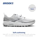 Brooks Men s Cascadia 18 Mountain Trail Running Shoe - Oyster/Primer Grey/Coconut - 12 Medium - 2
