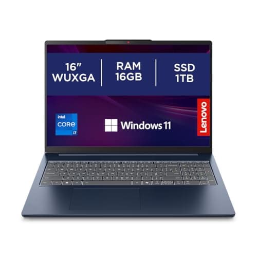 Lenovo IdeaPad Slim 5 | 16 inch WUXGA 1200p Laptop | Intel Core i7-13620H | 16GB RAM | 1TB SSD | Windows 11 Home | Cosmic Blue