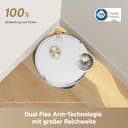 dreame L50 Ultra AE Saug- und Wischroboter Mit automatischer Entleerung und Wischmopp-Selbstreinigung bei 100 °C, 28.000 Pa Saugkraft, Hindernisvermeidung und 360°-Navigation - 6