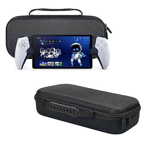 GMUJIAO Compatibile con Sony Playstation Portal per Custodia,Handheld Borsa Protettiva,Custodia Protettiva Eva,Protezione Completa/Stand Deisgn-Nero
