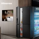 Hisense RS818N4TFE Frigorifero Side By Side, 632 L, Classe E, Black Inox, Display Touch con Voice Control - 7