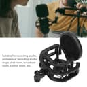 Verstellbarer Mikrofon‑Stoßdämpfer mit Pop‑Filter für Neumann U87, professioneller Mikrofonhalter mit zweischichtiger Pop‑Abschirmung, passend für Mikrofone mit 24 mm Durchmesser, - 4