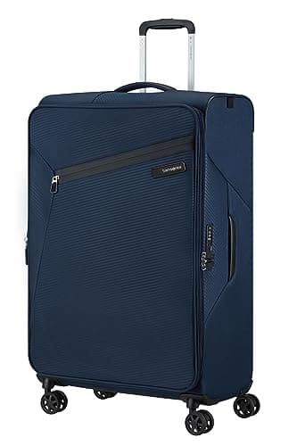 Samsonite Litebeam - Spinner L, Valigia Espandibile, Blu (Midnight Blue), Spinner 77 cm